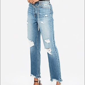 Express high rise jeans
